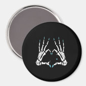 Skeleton Hand Classic Halloween Magneet (Voorkant / Achterkant)
