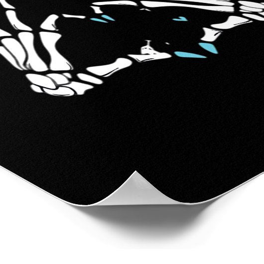 Skeleton Hand Classic Halloween Poster (Hoek)