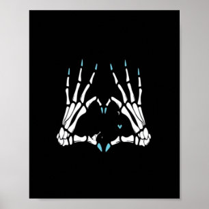 Skeleton Hand Classic Halloween Poster
