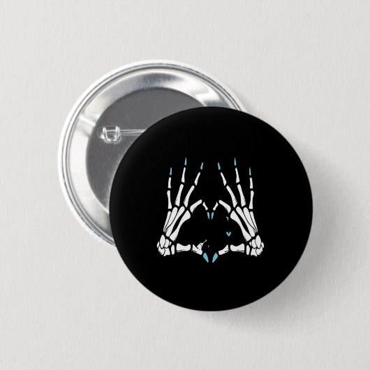 Skeleton Hand Classic Halloween Ronde Button 5,7 Cm (Voorkant /achterkant)