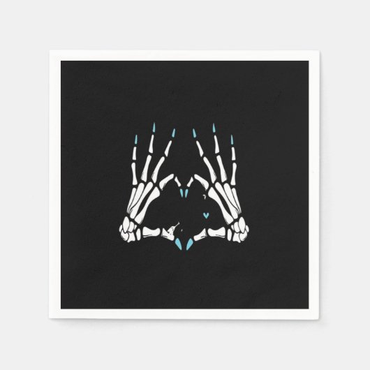Skeleton Hand Classic Halloween Servet (Voorkant)
