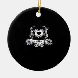 Skeleton Hand Design Classic Keramisch Ornament