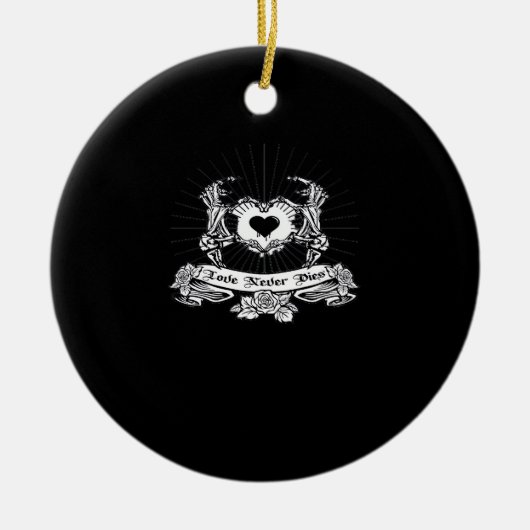 Skeleton Hand Design Classic Keramisch Ornament (Voorkant)