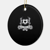 Skeleton Hand Design Classic Keramisch Ornament (Links)