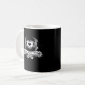Skeleton Hand Design Classic Koffiemok (Voorkant links)