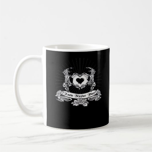 Skeleton Hand Design Classic Koffiemok (Links)