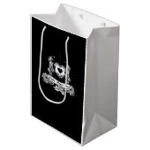 Skeleton Hand Design Classic Medium Cadeauzakje (Voorkant Gekanteld)