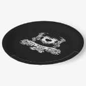 Skeleton Hand Design Classic Papieren Bordje (Gekanteld)