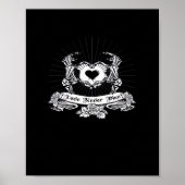 Skeleton Hand Design Classic Poster (Voorkant)