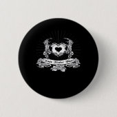 Skeleton Hand Design Classic Ronde Button 5,7 Cm (Voorkant)