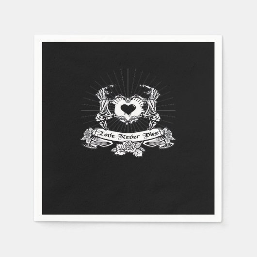 Skeleton Hand Design Classic Servet (Voorkant)