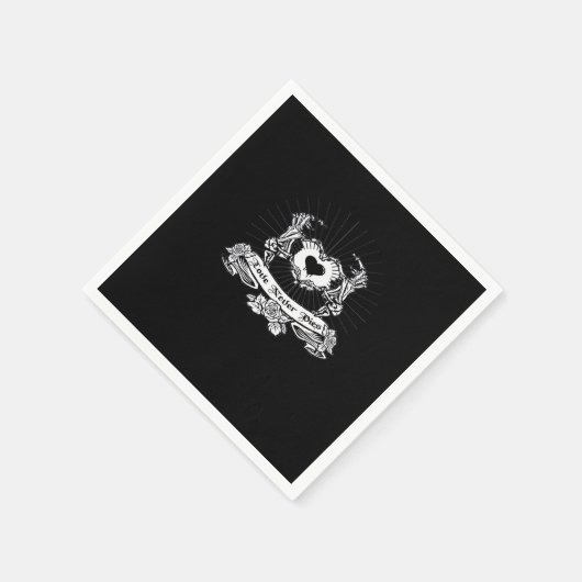 Skeleton Hand Design Classic Servet (Hoek)