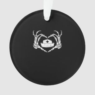 Skeleton Hand Hart Lui Halloween Kostuum Grappig N Ornament