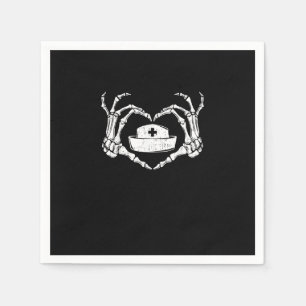 Skeleton Hand Hart Lui Halloween Kostuum Grappig N Servet
