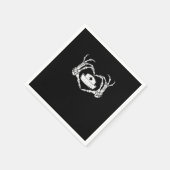 Skeleton Hand Hart Lui Halloween Kostuum Grappig N Servet (Hoek)