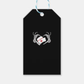 Skeleton Hand Hart Luie DIY Halloween Kostuum Nur Cadeaulabel (Voorkant)