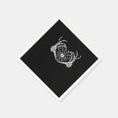 Skeleton Hand Hart Spiderweb Halloween Cobweb Par Servet (Hoek)
