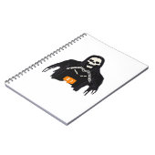 Skeleton Hand Heart Follower Classic Notitieboek (Linkerzijde)