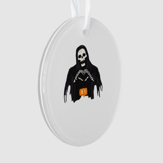 Skeleton Hand Heart Follower Classic Ornament (voorkant)