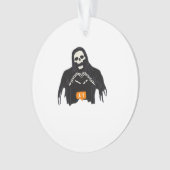 Skeleton Hand Heart Follower Classic Ornament (voorkant)
