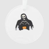 Skeleton Hand Heart Follower Classic Ornament (voorkant)