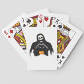 Skeleton Hand Heart Follower Classic Pokerkaarten (Achterkant)