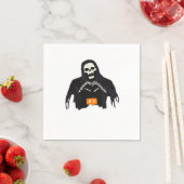 Skeleton Hand Heart Follower Classic Servet (Insitu)
