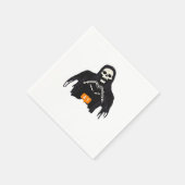 Skeleton Hand Heart Follower Classic Servet (Hoek)