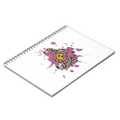 Skeleton Hand Heart Show Classic Notitieboek (Linkerzijde)