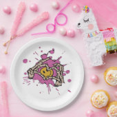 Skeleton Hand Heart Show Classic Papieren Bordje (Feest)