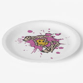 Skeleton Hand Heart Show Classic Papieren Bordje (Gekanteld)