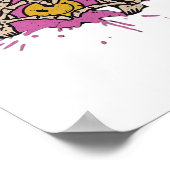 Skeleton Hand Heart Show Classic Poster (Hoek)