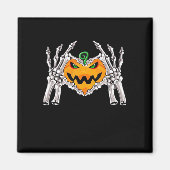 Skeleton Hand Heart Sign Bone Costume Unique Touch Magneet (Voorkant)