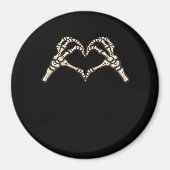 Skeleton Hand Hearts Design Magneet (Voorkant)