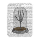 Skeleton Hand in Bell Jar 2 Magneet (Verticaal)
