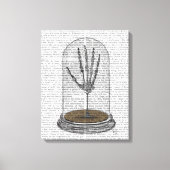 Skeleton Hand in Bell Jar Canvas Afdruk (Voorkant)