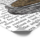 Skeleton Hand in Bell Jar Poster (Hoek)