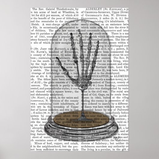 Skeleton Hand in Bell Jar Poster (Voorkant)