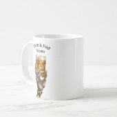 Skeleton Hand Lifting Beer Glass Halloween Koffiemok (Voorkant links)