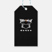 Skeleton Hand met, Halloween Design Cadeaulabel (Voorkant)