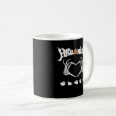 Skeleton Hand met, Halloween Design Koffiemok (Voorkant rechts)
