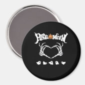 Skeleton Hand met, Halloween Design Magneet (Voorkant / Achterkant)