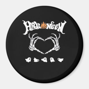 Skeleton Hand met, Halloween Design Magneet