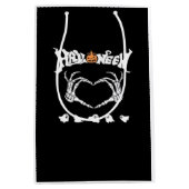 Skeleton Hand met, Halloween Design Medium Cadeauzakje (Voorkant)