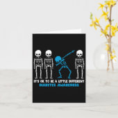 Skeleton Hand Peace Sign Halloween Kostuum Botten Kaart (Gele Bloem)