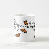 Skeleton Handen en Monarch Vlinders Koffiemok (Center)