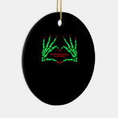 Skeleton Handen - Grappig Halloween Keramisch Ornament (Rechts)