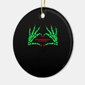 Skeleton Handen - Grappig Halloween Keramisch Ornament (Links)