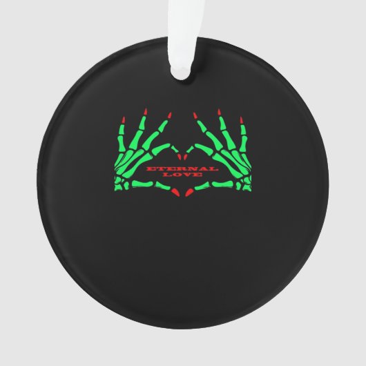 Skeleton Handen - Grappig Halloween Ornament (voorkant)