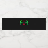 Skeleton Handen - Grappig Halloween Waterfles Etiket (Enkel label)